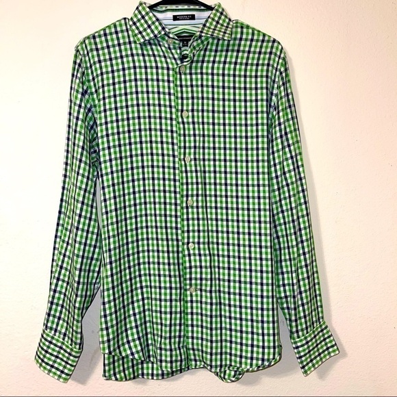 Express NWOT Men’s Button Down Modern Fit Shirt - Picture 1 of 6